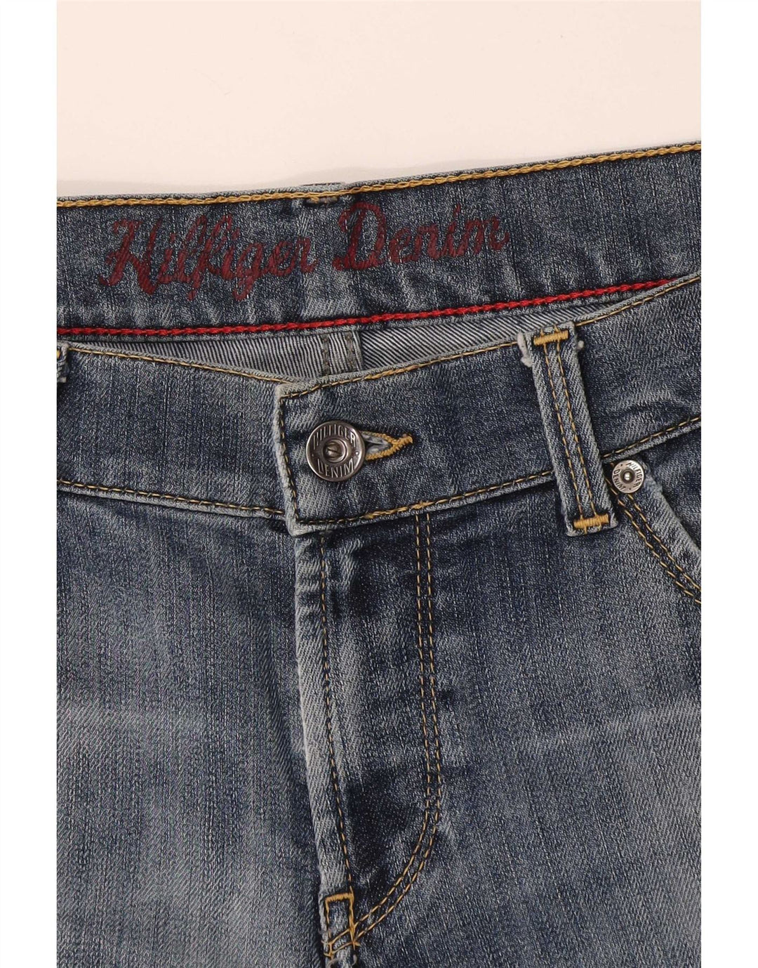 Pantaloncini di jeans da donna Tommy Hilfiger W34 grandi blu