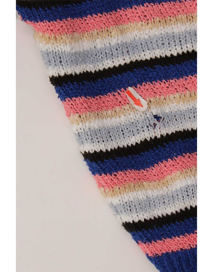 Maglione maglione girocollo da donna Marks & Spencer UK 10 piccolo multicolore