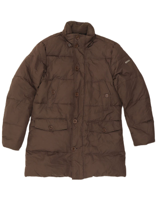 Cappotto imbottito da uomo Americanino UK 38 Poliestere marrone medio