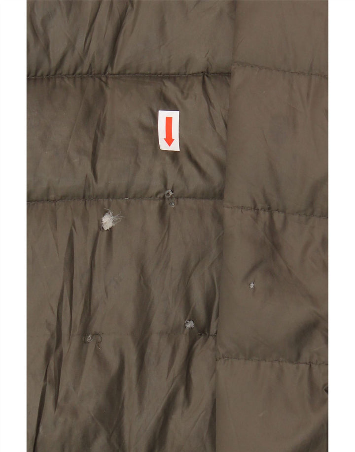 Giacca imbottita da donna Zara UK 16 grande color cachi