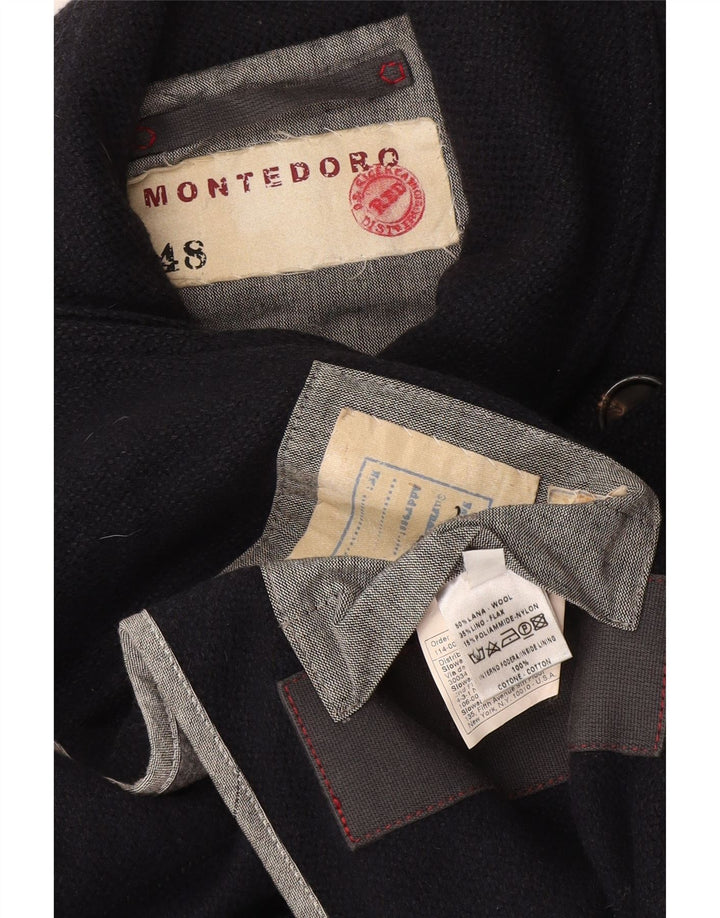 Caban Uomo Montedoro IT 48 Medio Blu Navy Lana