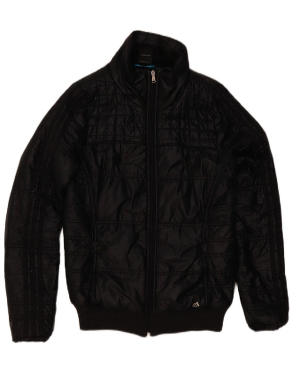 Giacca imbottita da donna Adidas UK 12 Medium Nero Poliestere