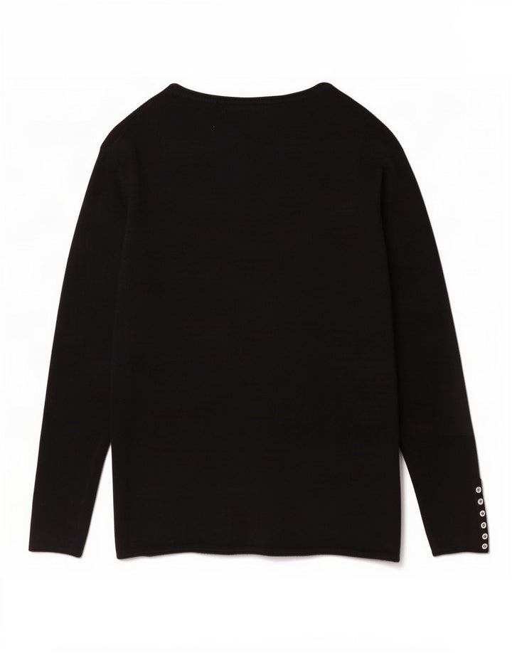 Maglione cardigan da donna Zara UK 16 grande nero