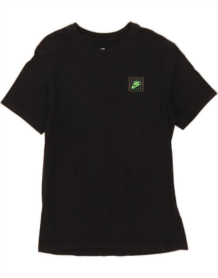 NIKE Mens Graphic T-Shirt Top Medium Black Cotton Vintage Nike and Second-Hand Nike from Messina Hembry 