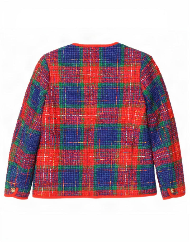 Giacca blazer da donna a 4 bottoni Marina Rinaldi taglia 25 grande multicolore