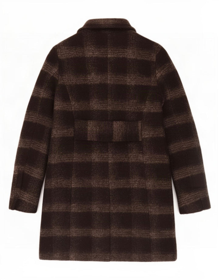 Soprabito Donna Nero Giardini IT 42 Lana Check Marrone Medio