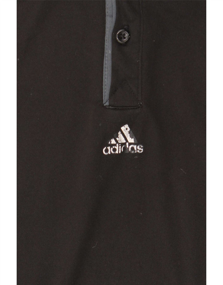 Polo Adidas Climacool da uomo color block medio nero