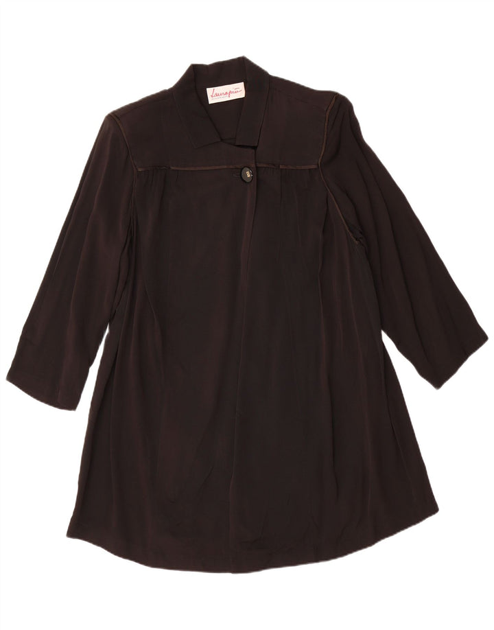 LAURA BIAGIOTTI Soprabito Donna IT 46 Large Acetato Nero