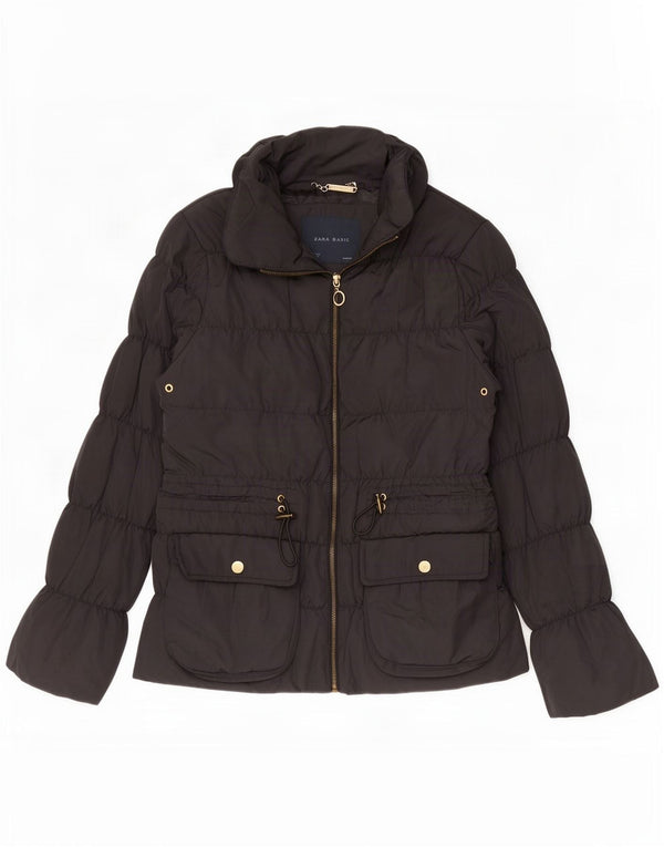 Giacca imbottita da donna Zara UK 14 grande blu navy