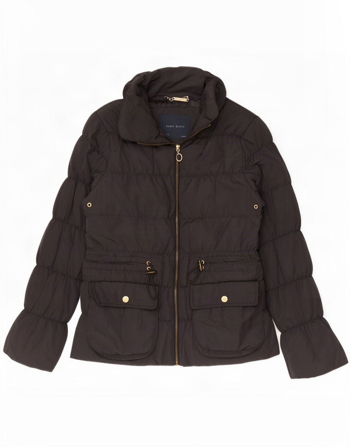 Giacca imbottita da donna Zara UK 14 grande blu navy