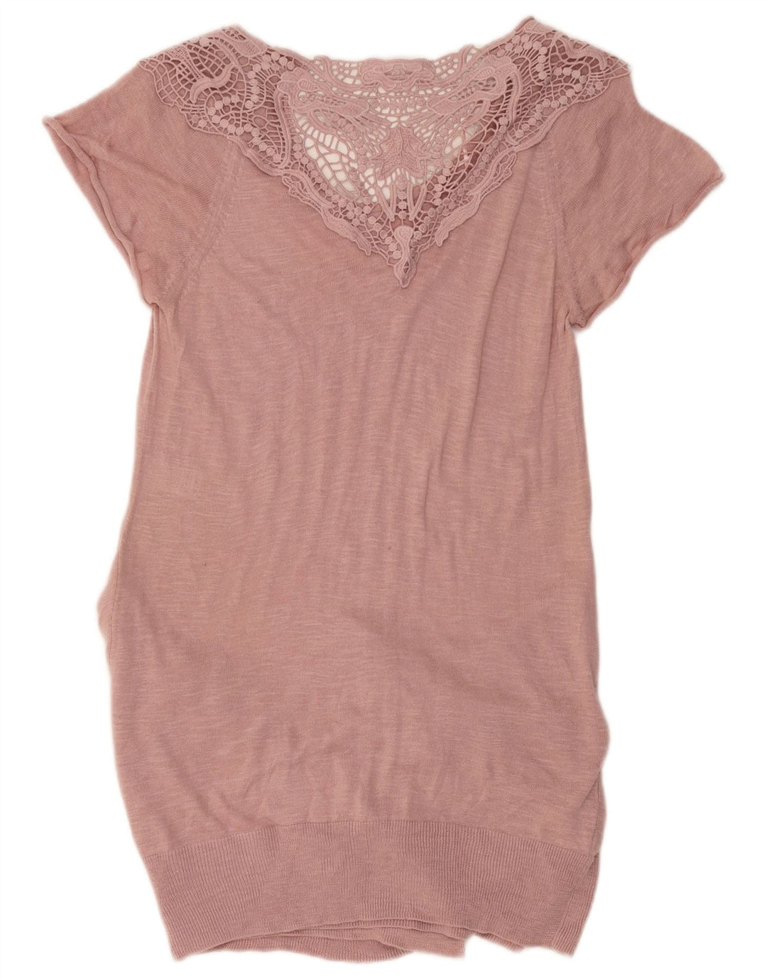 Abito maglione a maniche corte da donna Marks & Spencer UK 14 Rosa medio