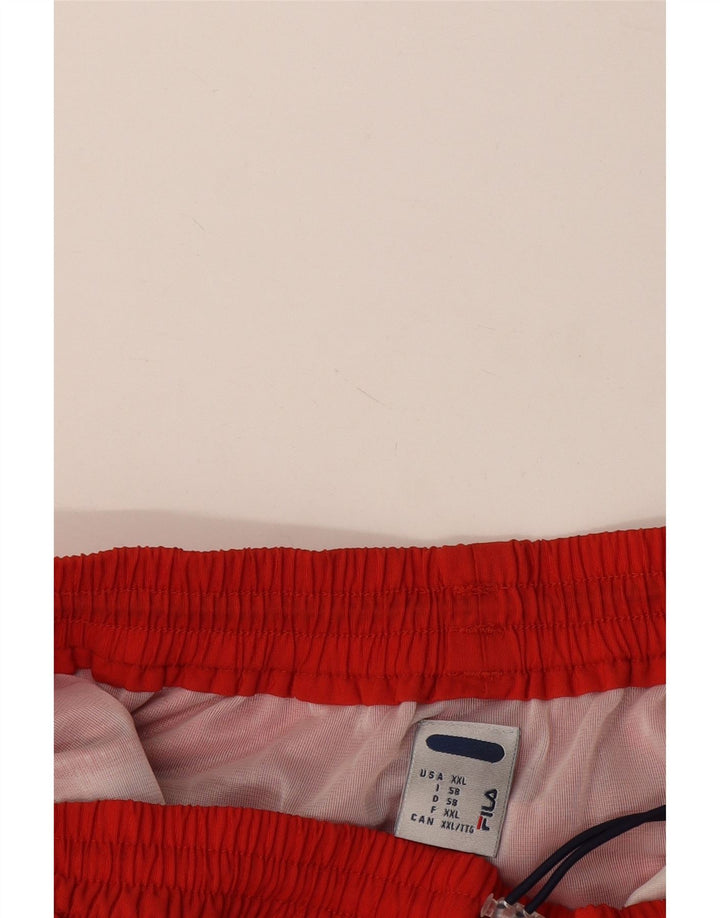 Pantaloncini da bagno Fila Uomo IT 58 2XL Rossi