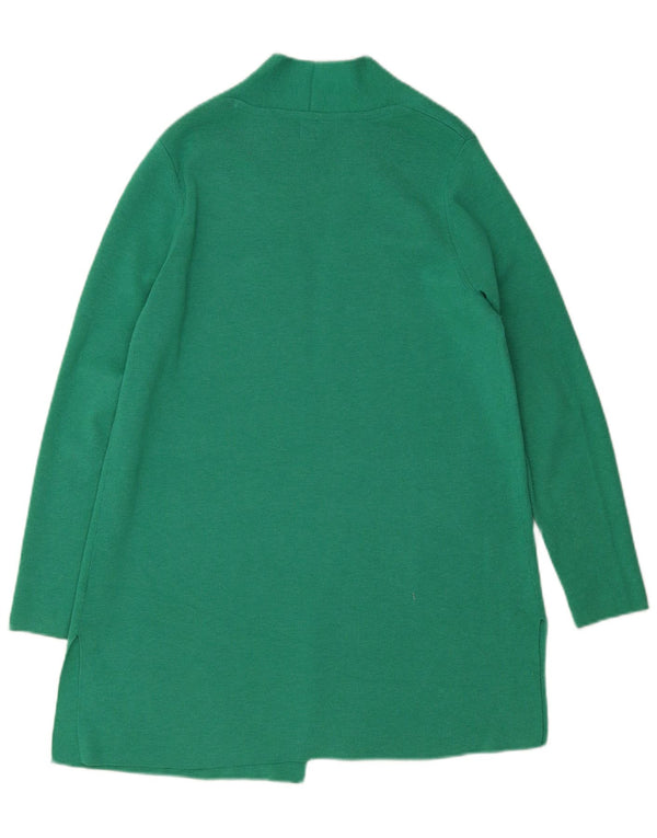 Maglione cardigan aperto lungo da donna John Lewis UK 12 Verde medio