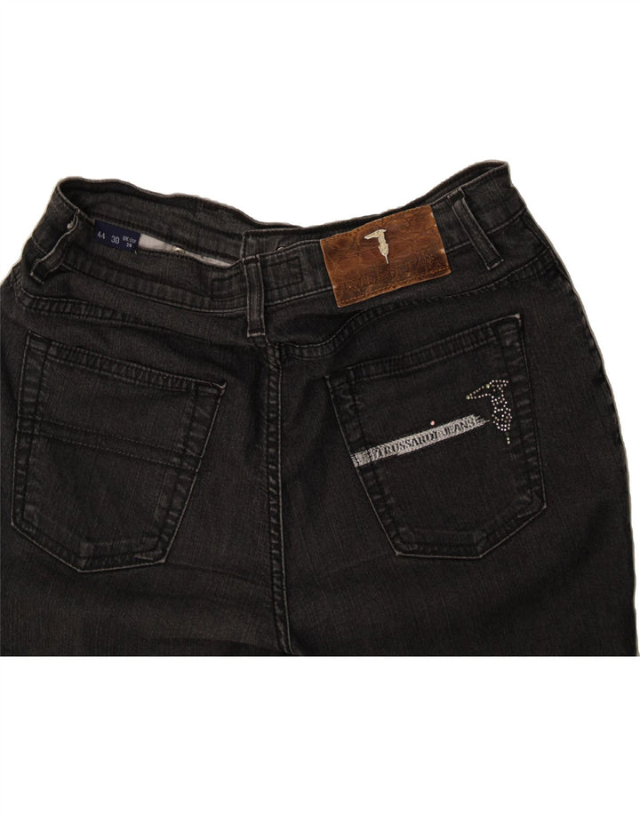 TRUSSARDI Womens Straight Jeans W28 L32 Grey Vintage Trussardi and Second-Hand Trussardi from Messina Hembry 