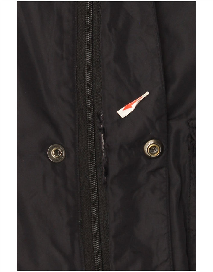 Cappotto da uomo Hugo Boss IT 50 Large Nero in poliammide