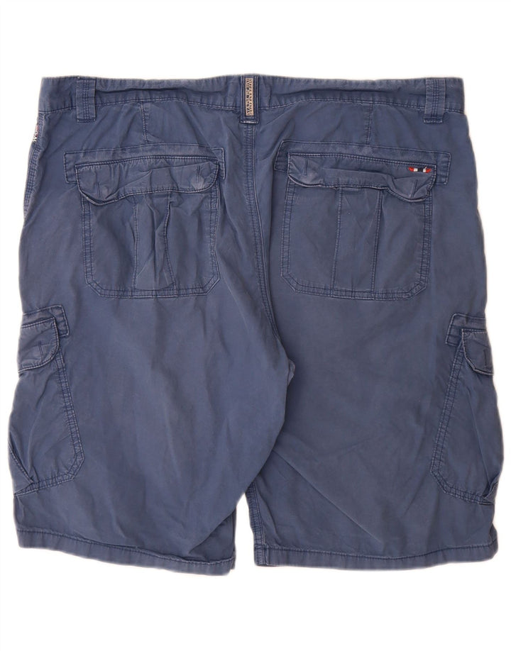 Pantaloncini cargo da uomo Napapijri W38 XL Blu navy