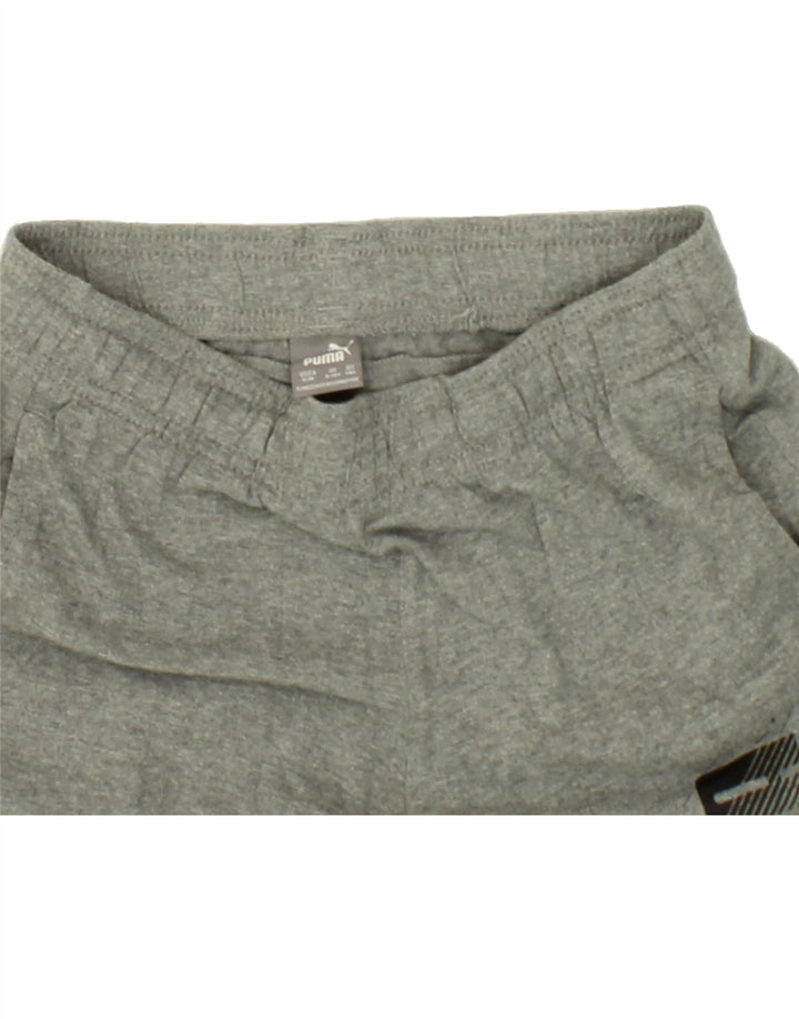PUMA Boys Graphic Sport Shorts 9-10 Years Grey Cotton Vintage Puma and Second-Hand Puma from Messina Hembry 