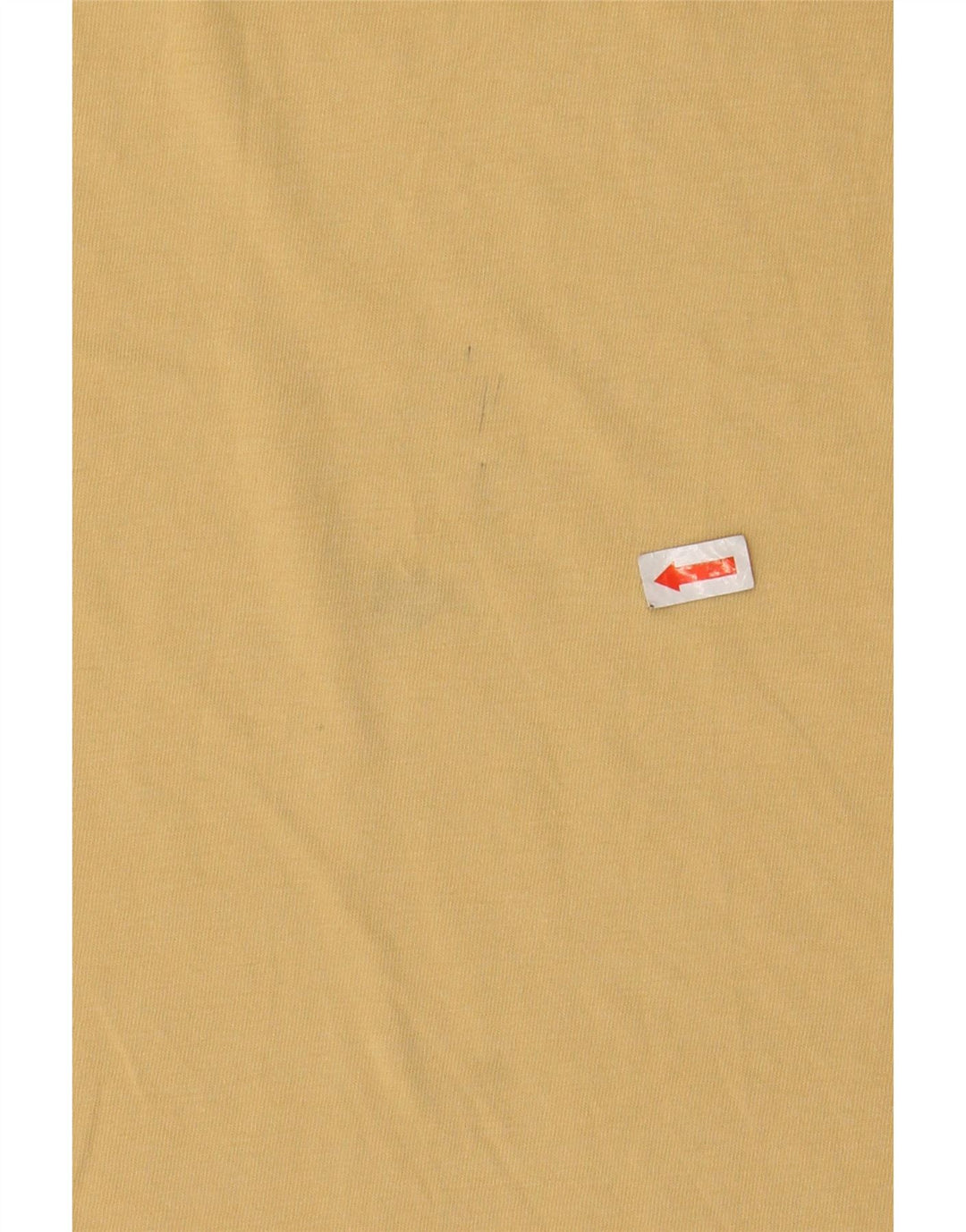 T-shirt grafica da uomo con vestibilità classica VANS, top in cotone giallo medio