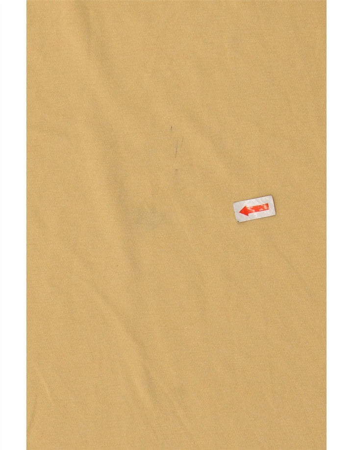 T-shirt grafica da uomo con vestibilità classica VANS, top in cotone giallo medio