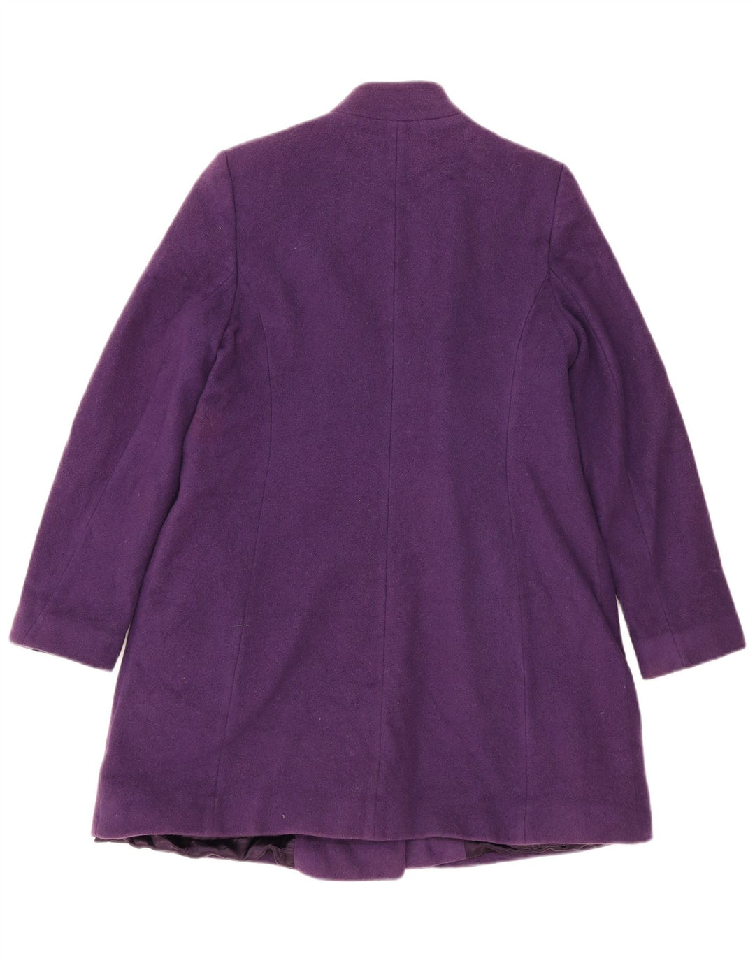 Cappotto doppiopetto da donna Hobbs UK 16 grande lana viola