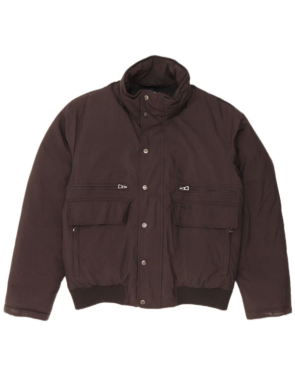 Giacca imbottita da uomo GEOX UK 40 Large nera in poliammide