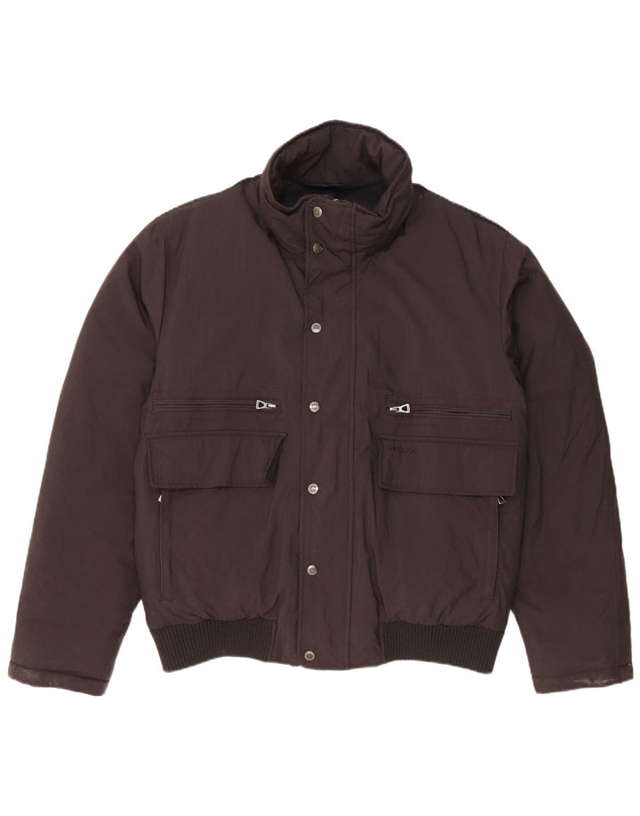 Giacca imbottita da uomo GEOX UK 40 Large nera in poliammide