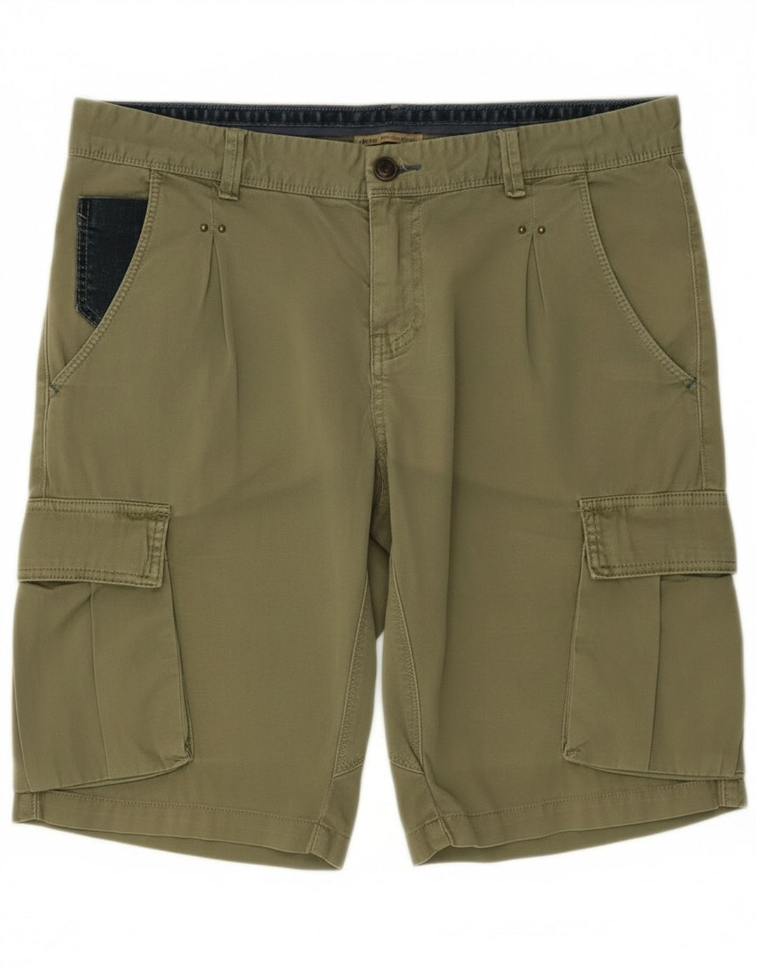 Pantaloncini cargo da uomo Yes Zee W33 cotone kaki medio