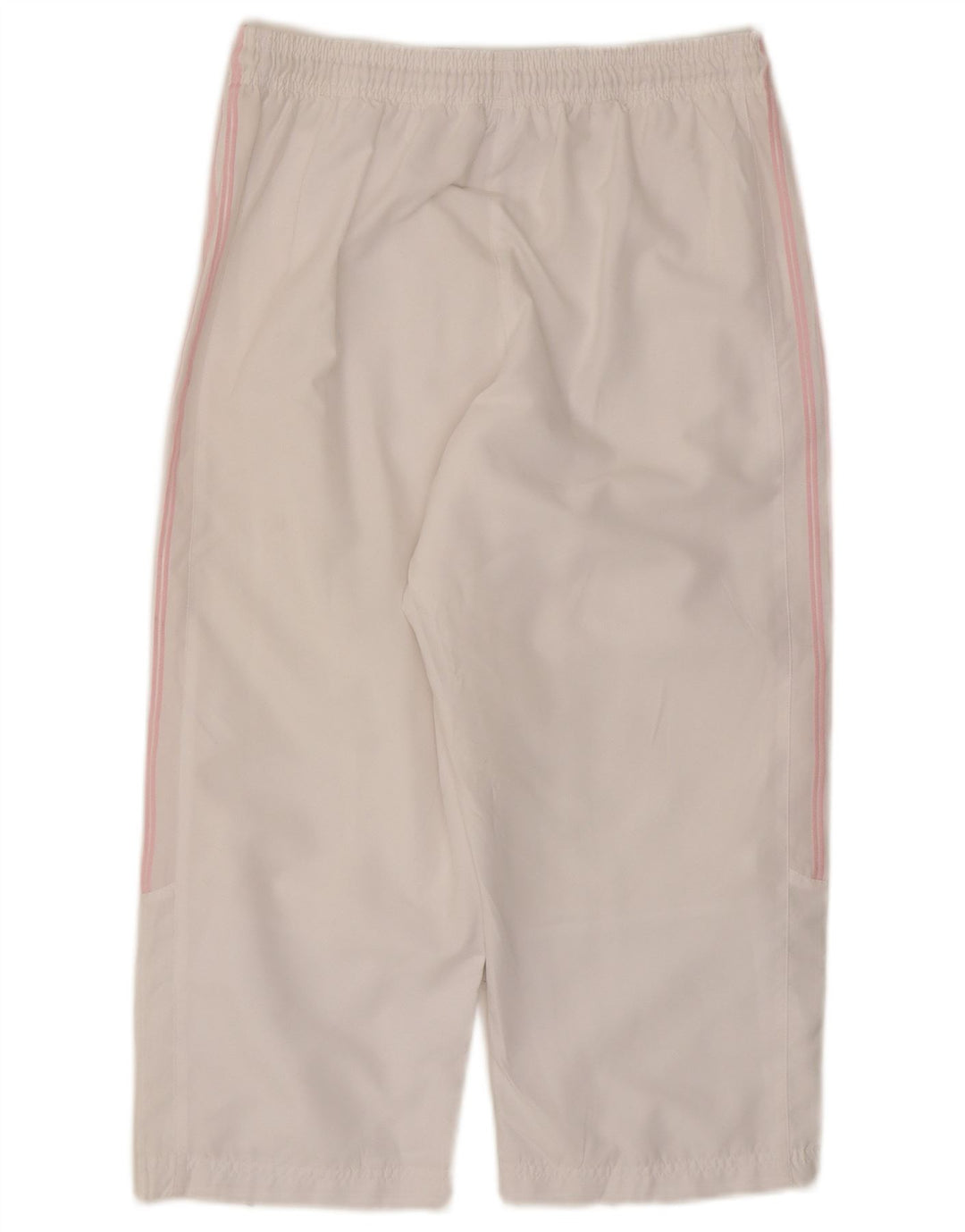 Pantaloni da tuta Adidas Capri da donna UK 12 poliestere bianco medio