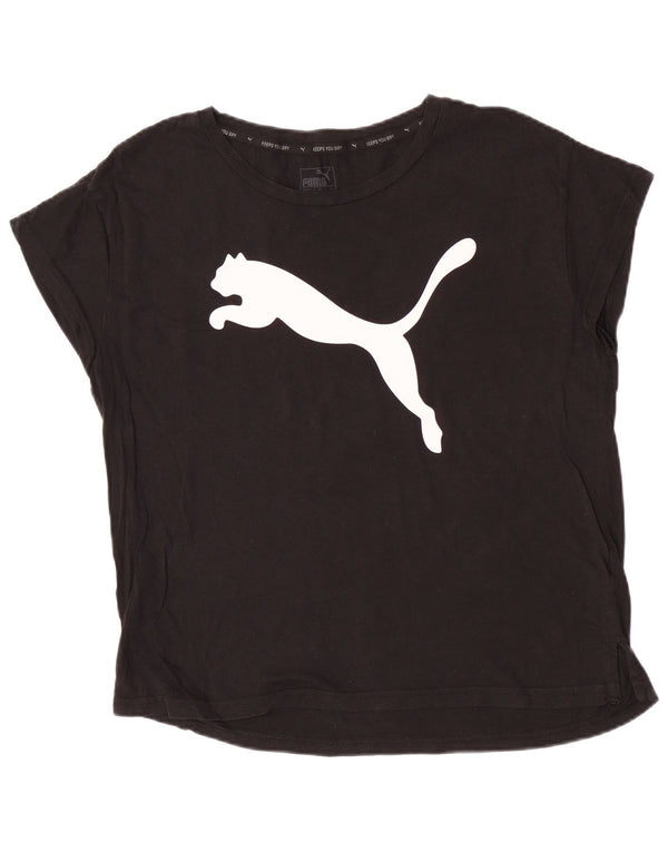 T-shirt grafica a maniche corte da donna Puma UK 12 Medium Nera