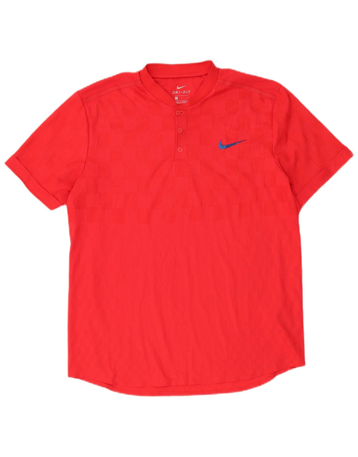 T-shirt Nike Dri Fit da uomo, grande, in poliestere rosso