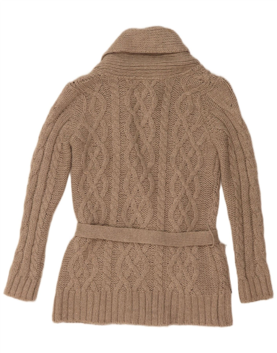 Maglione cardigan da donna Zara UK 10 piccolo grigio acrilico