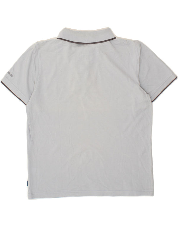 KENZO Mens Polo Shirt Medium Blue Cotton