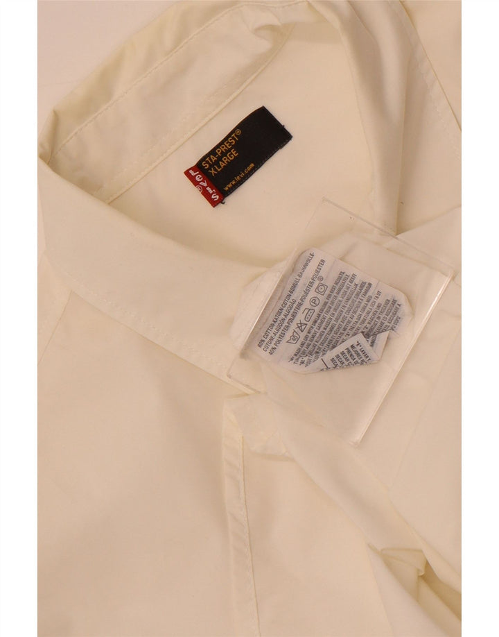 Camicia Levi's da uomo XL in cotone bianco