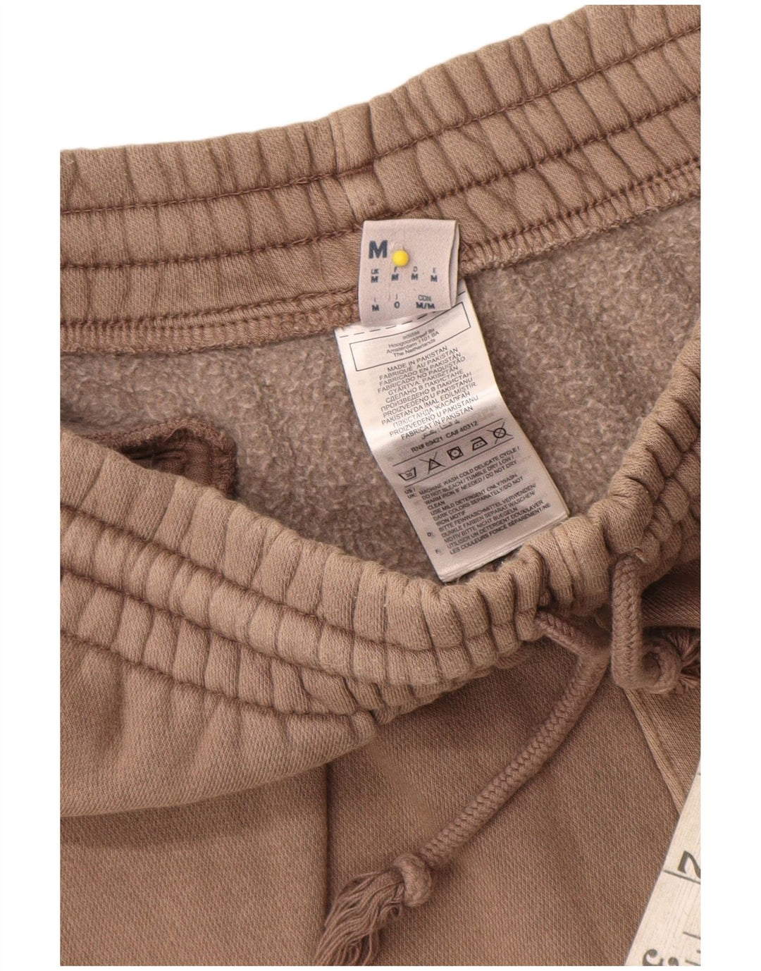 Pantaloncini sportivi Reebok da uomo in cotone beige medio