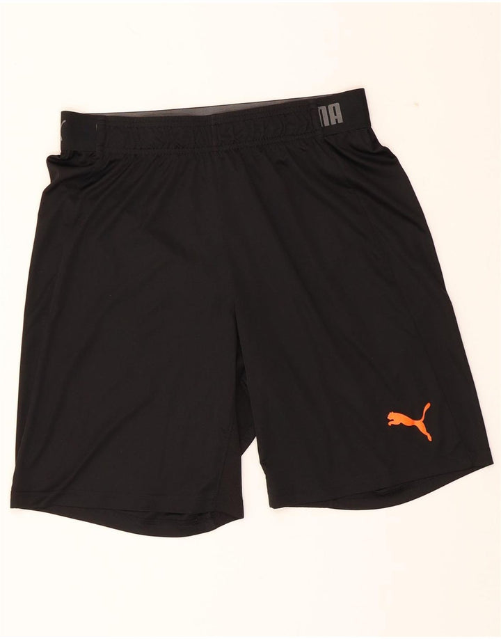 PUMA Mens Sport Shorts Medium  Black Vintage Puma and Second-Hand Puma from Messina Hembry 