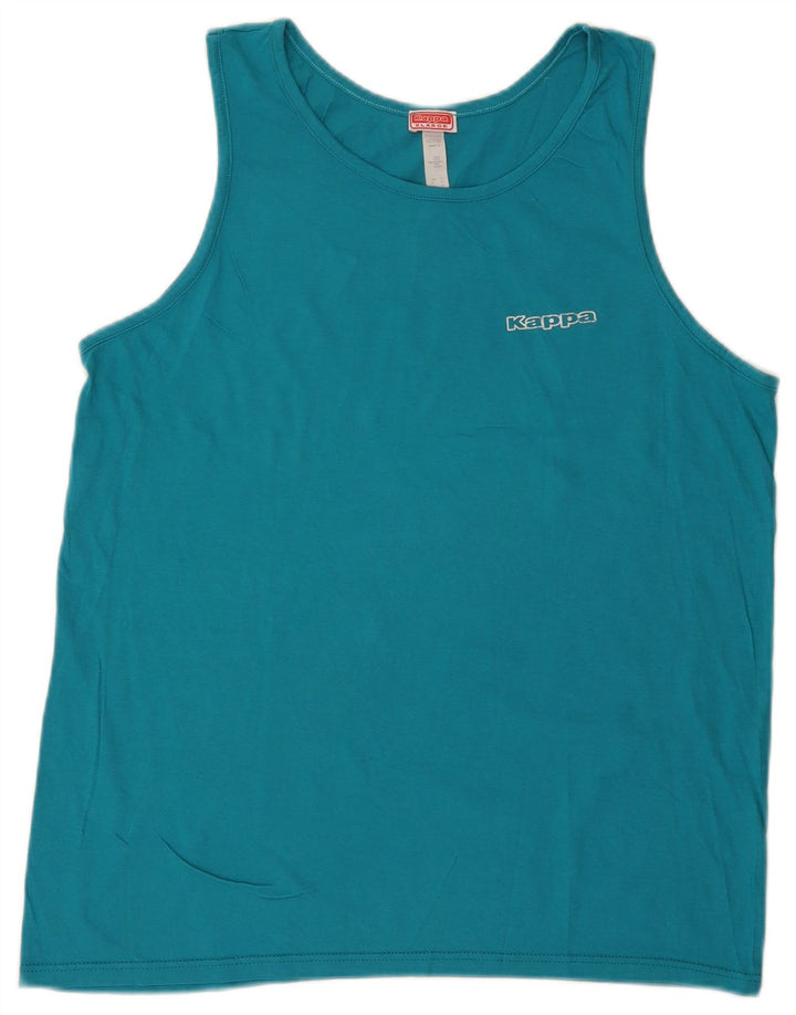 Canotta Uomo Kappa XL Blu Cotone