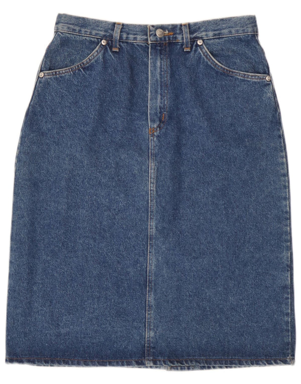Gonna in denim da donna Rifle W32 grande in cotone blu