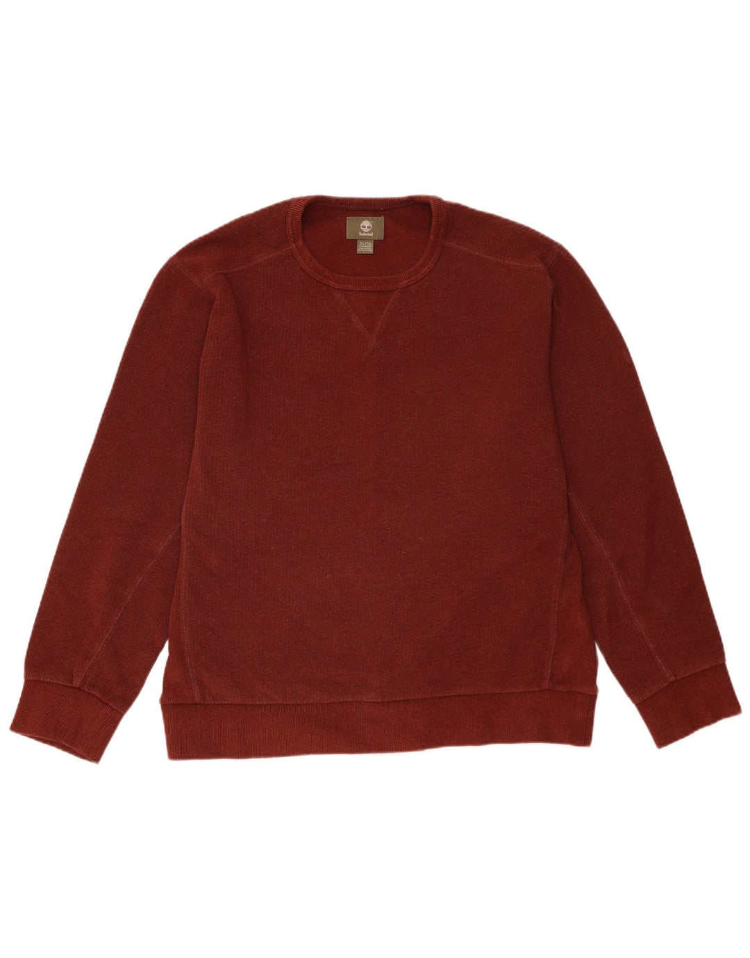 Felpa da uomo Regular Fit TIMBERLAND XL in cotone rosso