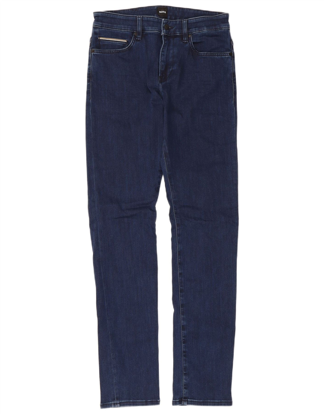 Jeans slim da uomo Hugo Boss W30 L32 cotone blu navy
