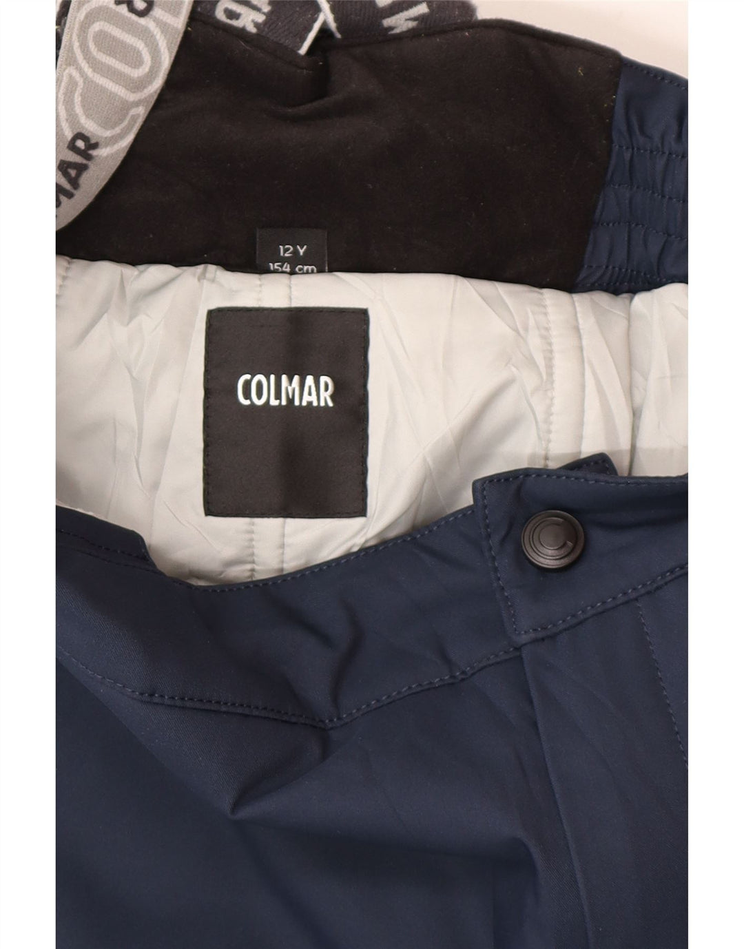Pantaloni da sci Colmar per ragazzi 11-12 anni Blu navy Colourblock