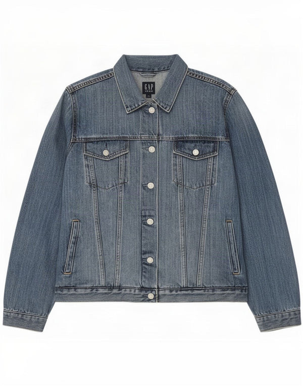 Giacca in denim da donna Gap UK 18 XL cotone blu