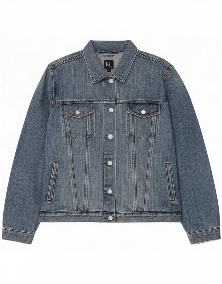 Giacca in denim da donna Gap UK 18 XL cotone blu