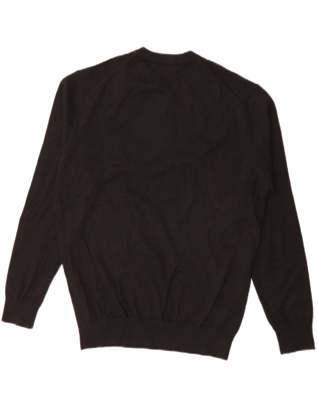 Maglione ZARA da uomo con scollo a V, acrilico nero medio