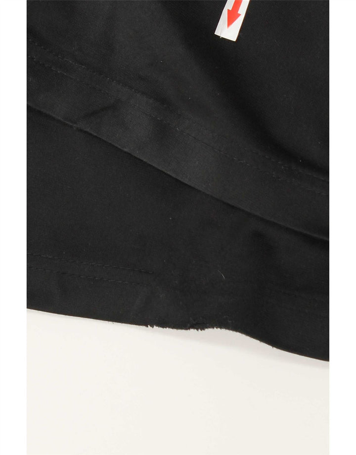 Pantaloni da tuta da uomo Kappa Large neri in poliestere