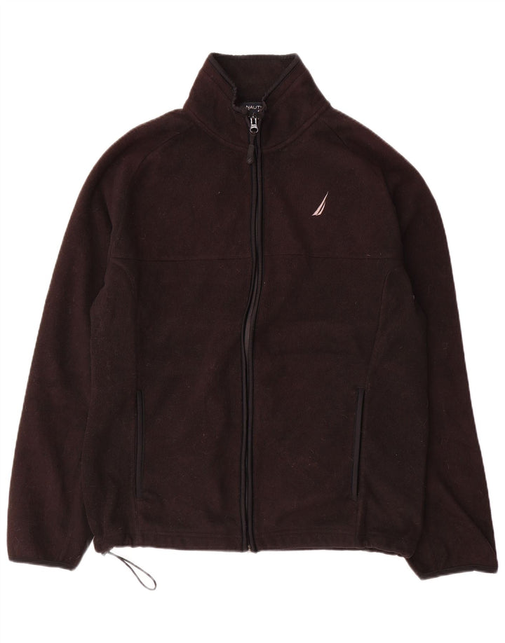 Giacca in pile da uomo Nautica UK 38 poliestere nero medio
