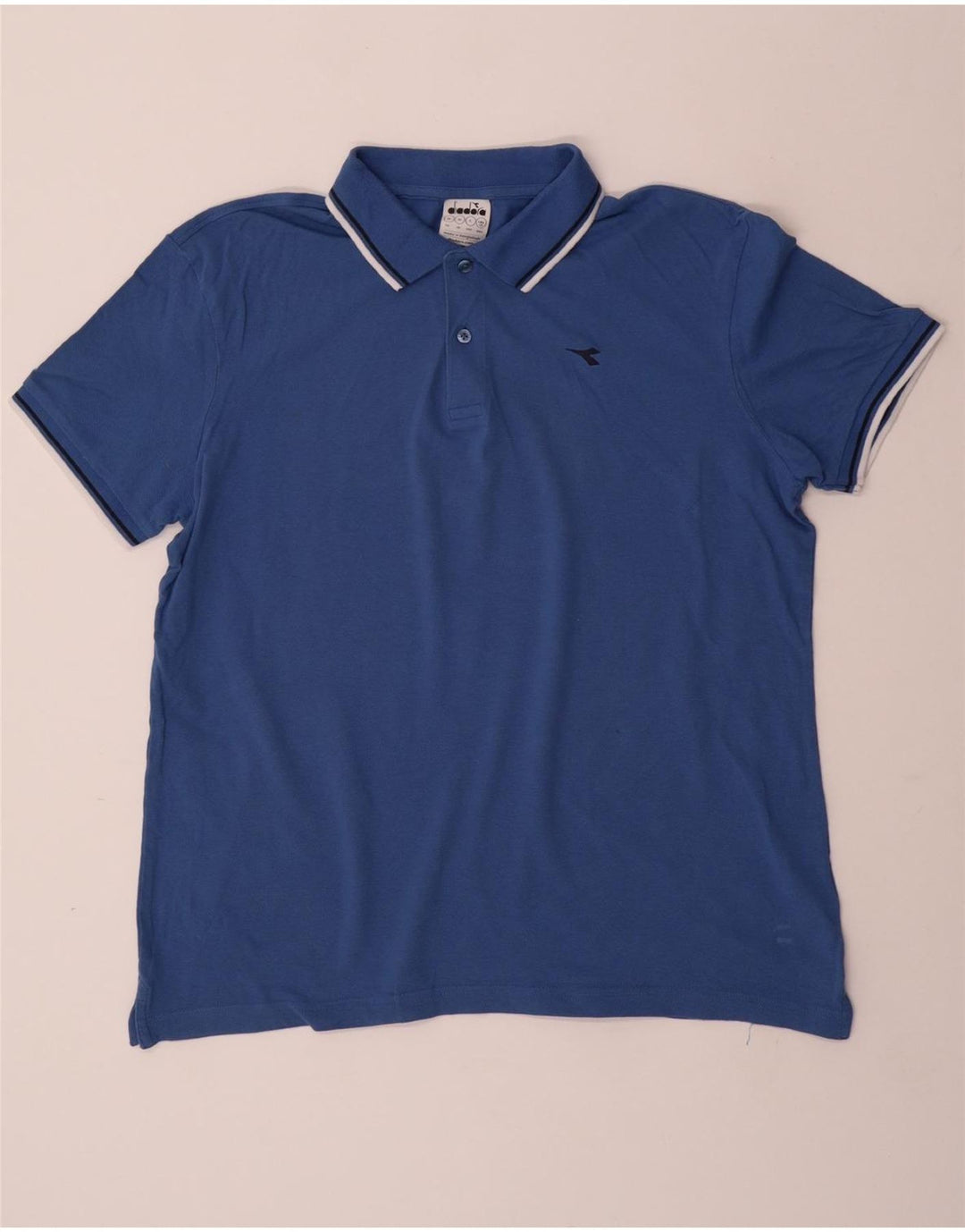 Polo Uomo DIADORA XL Blu Cotone