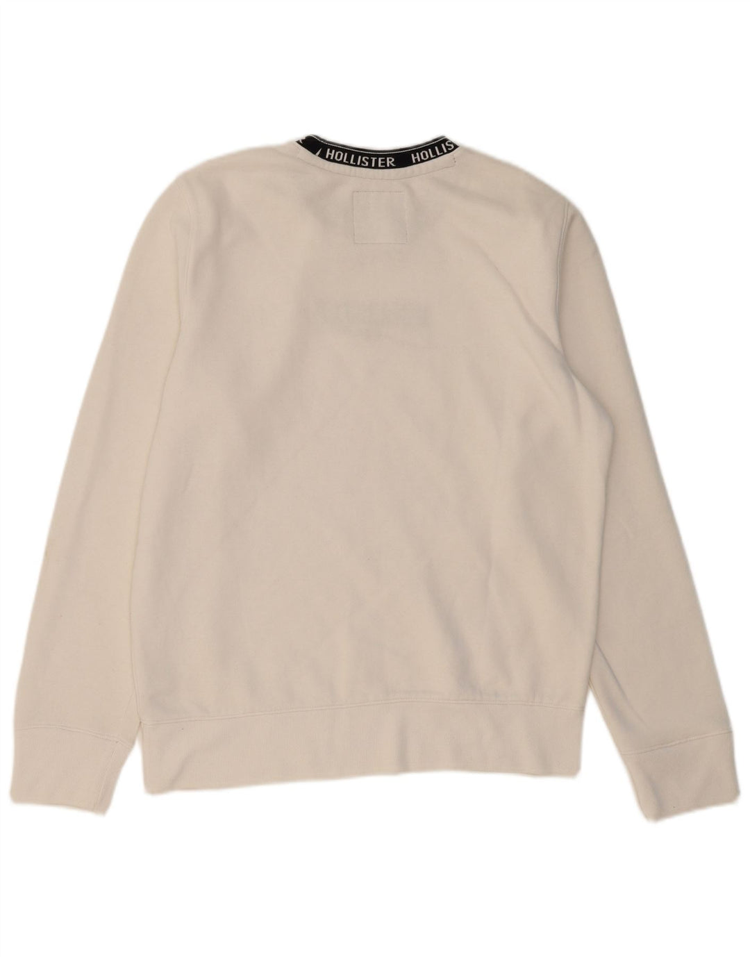 Felpa grafica da uomo HOLLISTER in cotone bianco medio