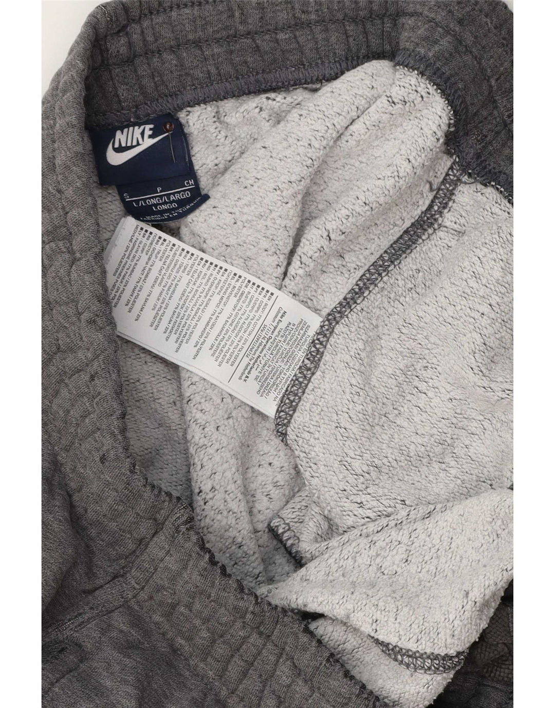 Pantaloni da tuta da uomo Nike Joggers piccoli in cotone grigio