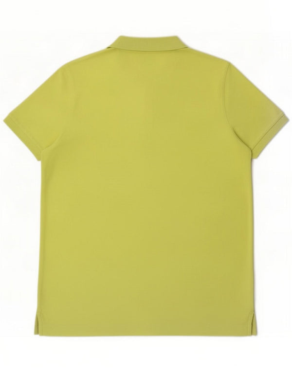 Benetton Polo Muscle da uomo XL Cotone verde