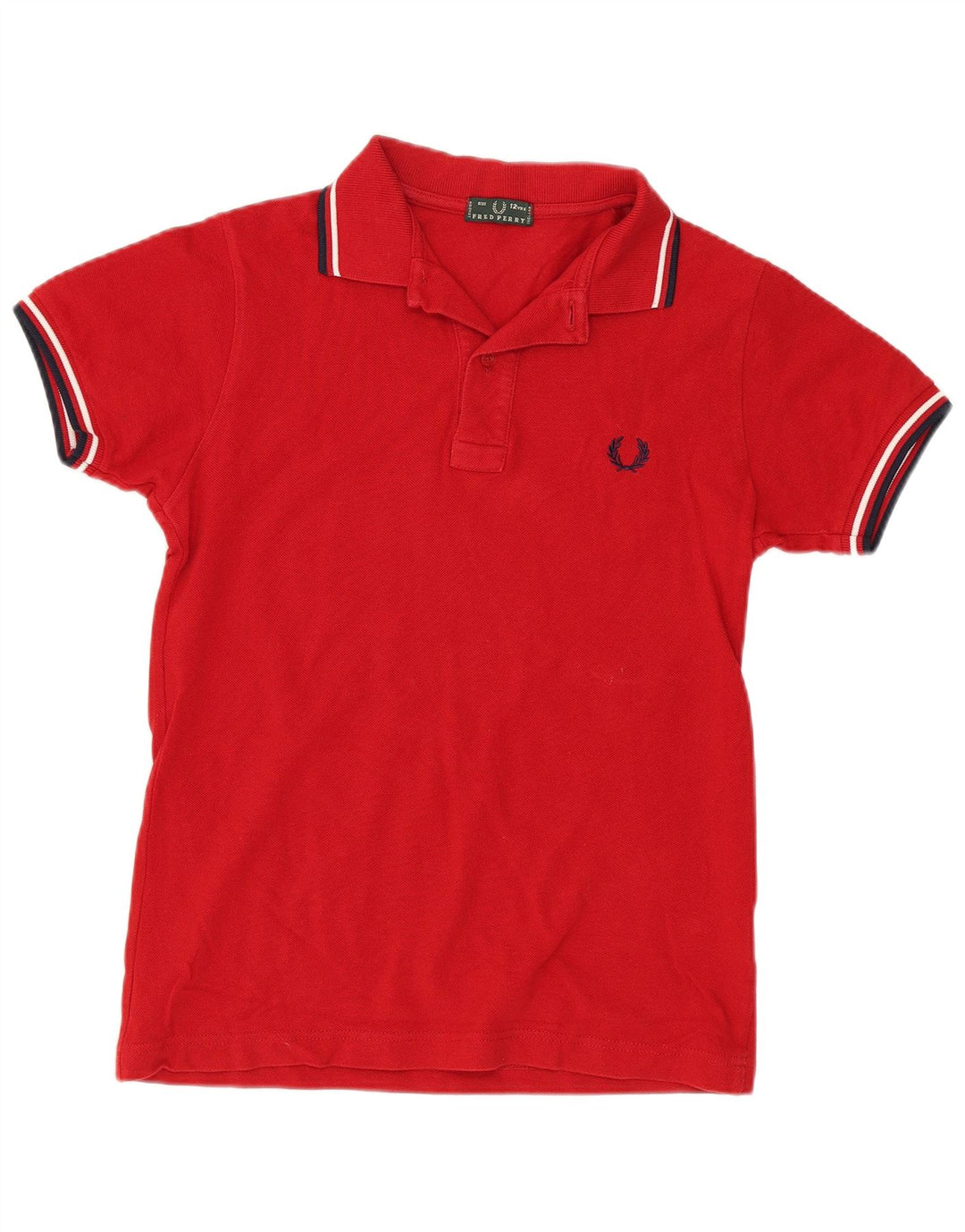 Polo Fred Perry da bambino 11-12 anni in cotone rosso